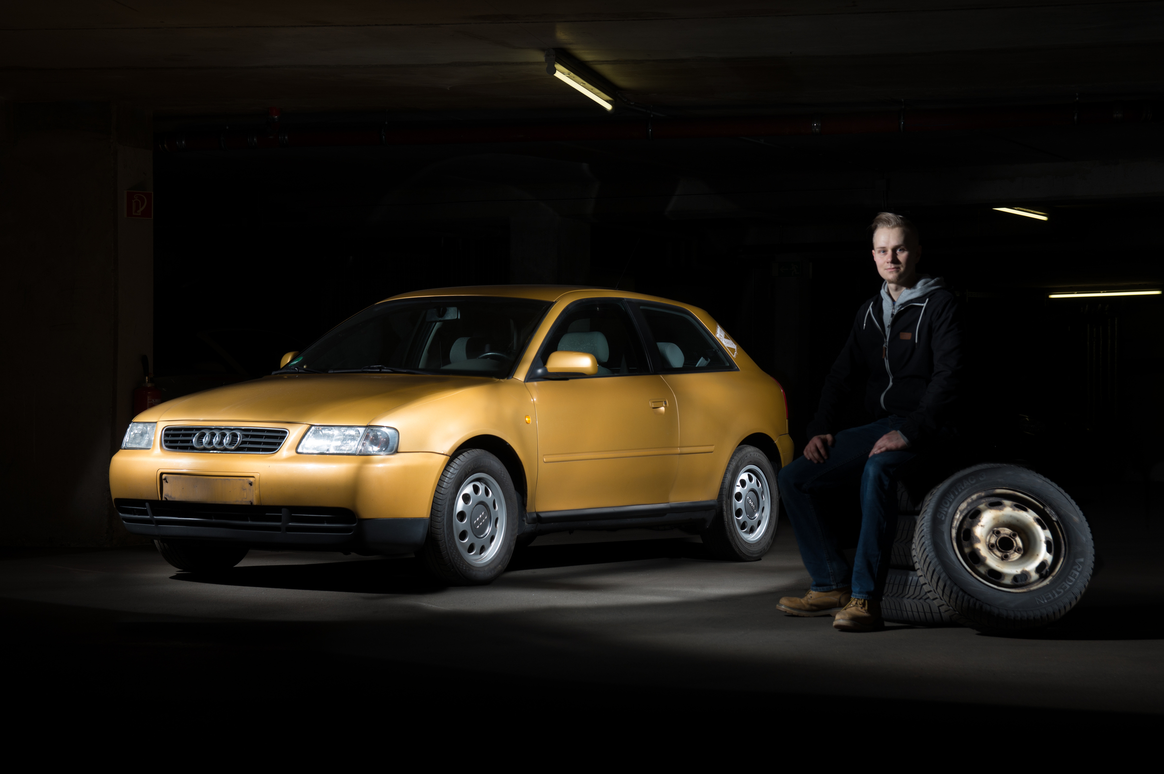 Mein Auto, meine Softbox und ich